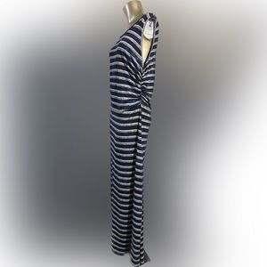 Shoreline Striped Maxidress, L